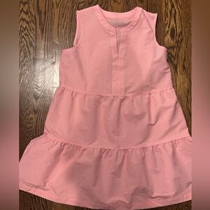 Vineyard Vines Pink Seer Sucker Dress Size L